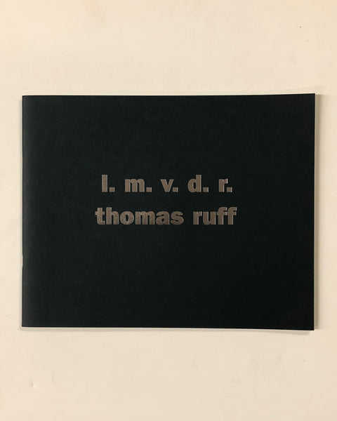 l.m.v.d.r. 2 by Thomas Ruff paperback book