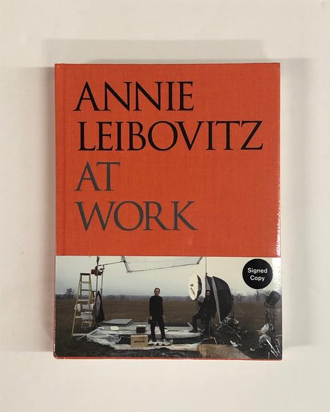 Annie Leibovitz at Work SIGNED hardcover book
