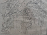 (ONTARIO). (CARLTON COUNTY). Antique Map of the City of Otttawa and Environs 1879