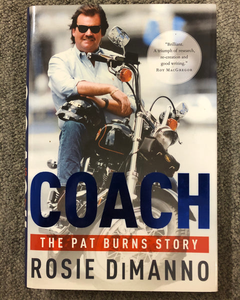Hardcover Hockey Book on Coach Pat Burns
