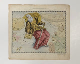 Antique 17th Century Map - Schiller Celestial Map Constellation XI Perseus (Saint Paul The Apostle) 1627