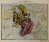 Julius SCHILLER. Constellatio XI (Perseus Constallation) 1627 Antique Map
