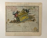 1627 Antique Celestial Map SCHILLER Constellatio XLII & XLIII [Constellation XLII & XLIII Crater & Corvus (Sancta Arcae Foederis - the Arc of Covenant]