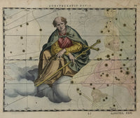 Julius Schiller Constellatio XXVIII [Constellation XXVIII: Libra (Philip the Apostle)] Antique Celestial Map 1627