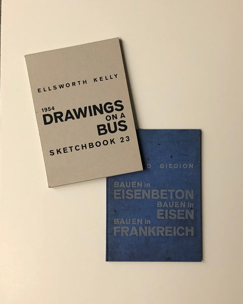 Ellsworth Kelly: Drawings on a Bus Sketchbook 23 1954 hardcover book with slipcase