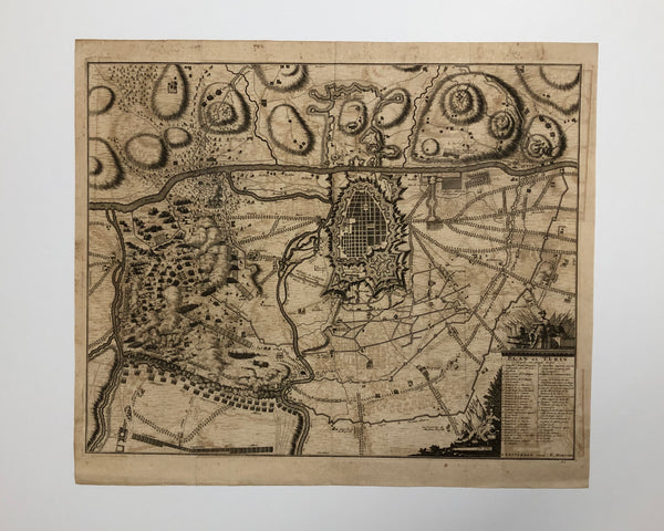 MORTIER, Pieter [1661-1711]. Plan De Turin. A Amsterdam Chez P. Mortier [c1692].