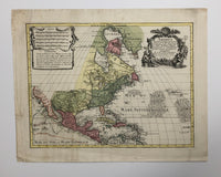 America Septentrionalis Concinnata juxta Observationes... Per G. de L'Isle Geographum... apud Tobiam Conr. Lotter... [Augsburg: c1772].