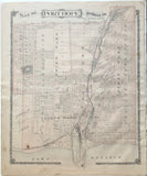 Antique Map of the Plan of Port Hope Ontario 1878