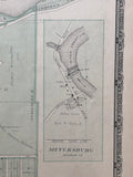 (ONTARIO). (NORTHUMBERLAND COUNTY).  Antique Map of the Plan of Campbellford 1878