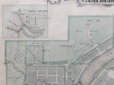 Antique Map of the Plan of Campbellford 1878 