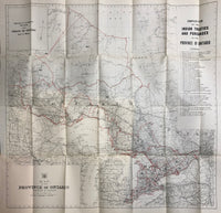 Map of Treaties and Purchases in the Province of Ontario Map 