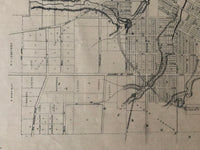 Thomson's Map of the Town of Barrie and Village of Allandale Showing Robert Simpson & Lount properties