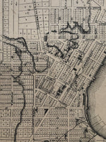 Thomson's Map of the Town of Barrie and Village of Allandale showing Bayfield Street
