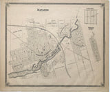 1879 Antique Map of Napanee [Lennox and Addington County, Eastern Ontario]