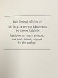 Go Tell It On The Mountain by James Baldwin Franklin Library Signed Limited Edition