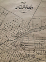 1879 Map of the Town of Stratford