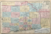 Goad Map of Toronto Plate 1 - 1890 Key Sheet 