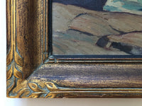 close up of frame on [Rocky Shore] 