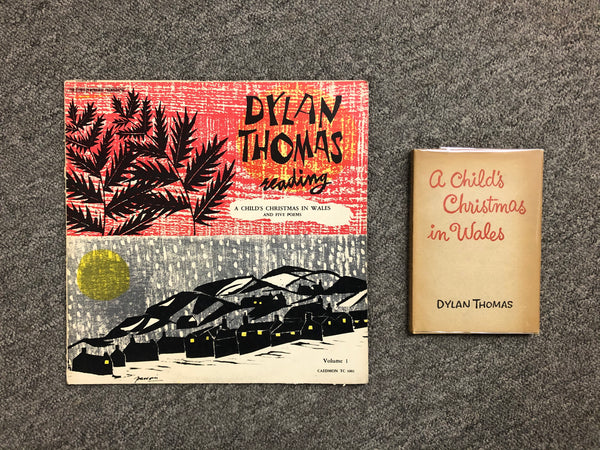 THOMAS, Dylan. A Child's Christmas in Wales First Separate Edition OFFERED WITH VINYL LP PHONOGRAPH RECORDING