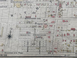 Close up of 1910 Goad Map of Midtown Toronto 