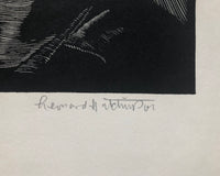 Canadian artist Leonard Hutchinson signature