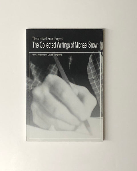 The Collected Writings of Michael Snow softcover book