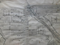 Close up of Goad Map of Toronto 1890 Plate 37
