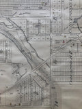 Close up of Goad Map of Toronto 1890 Plate 37