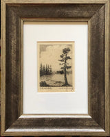 Woodruff Kerr Aykroyd [Canadian, 1904-1967] Lake Muskoka framed Etching
