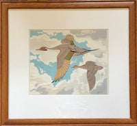 Alfred Joseph Casson [Canadian, 1898-1992] Flying Geese Silkscreen 