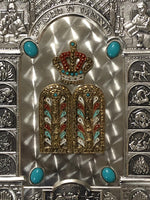 Gilt & stone-encrusted Haggadah cover 