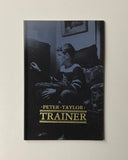 Trainer by Peter Taylor SIGNED paperback poetry book