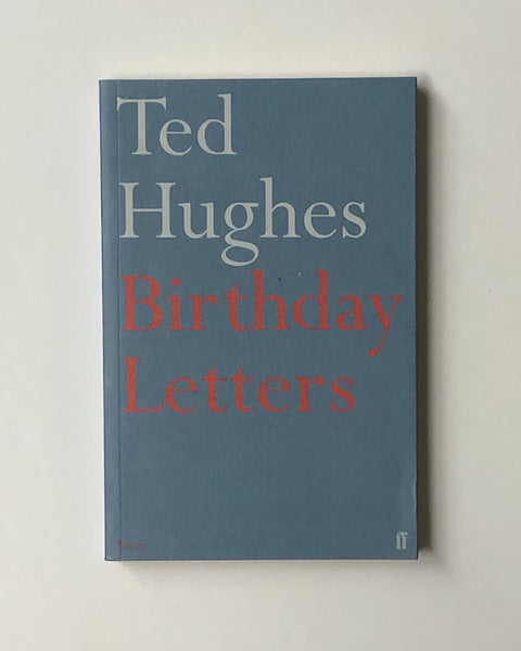 Birthday Letters by Ted Hughes paperback book