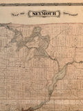 Antique Map of Seymour Township Ontario 1878