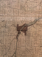Showinng Campbellford, the Trent River and surrounding landowners from 1878 Antique Map of Seymour Township