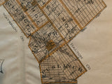 1906 Antique Map of Wellington County Showing Guelph & Puslinch Townships
