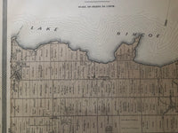 H. Belden & Co. 1878 Antique Map of Georgina, Ontario [York County, Ontario]