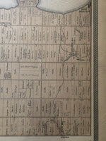 1878 Antique Map of Georgina, Ontario [York County]