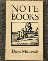 Notebooks by Thoreau MacDonald