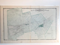 H. Belden & Co. 1878 Antique Map of Hallowell Township [Prince Edward County Ontario]