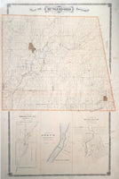 1878 Vintage Map of Hungerford Township Ontario
