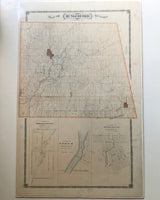 1878 Antique Map of Hungerford Township Hastings County, Ontario