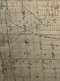 1879 Antique Map of the County of Halton & Town of Milton Ontario