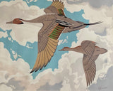 Alfred Joseph Casson Flying Geese Silkscreen