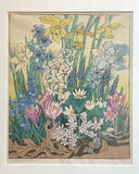 Mary Evelyn Wrinch [Canadian, 1878-1969] The Pageant of April Colour Linocut