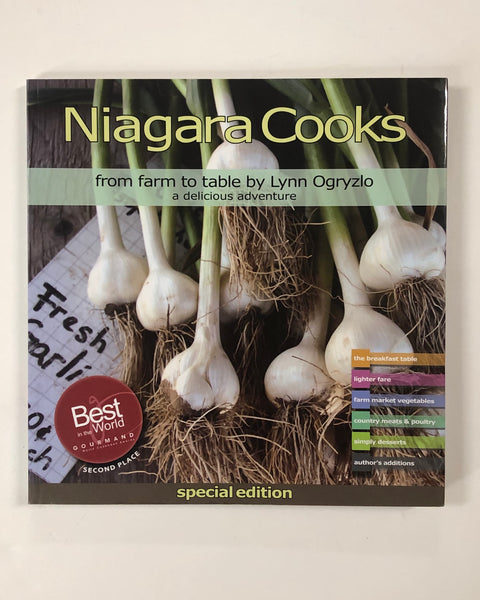 Niagara Cooks from Farm to Table by Lynn Ogryzlo paperback book