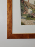 W.T. Wood [Canadian artist] Cottage Devonshire Framed Watercolour