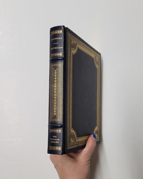 Satyricon by Petronius Franklin Library leather bound book
