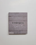 Concrete by Leonard Koren & William Hall hardcover book