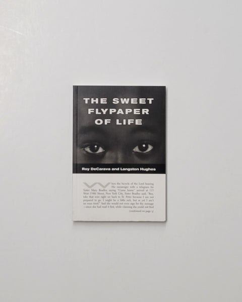 The Sweet Flypaper of Life by Roy DeCarava and Langston Hughes paperback book